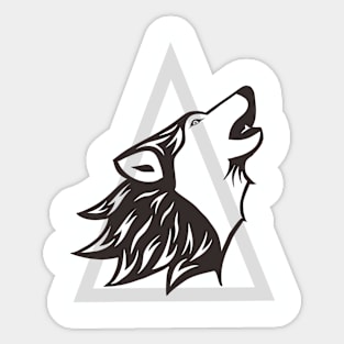 Wolf Roar Sticker